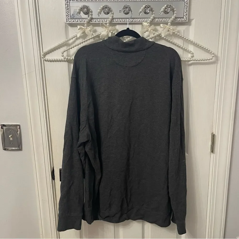 Polo Ralph Lauren Men’s Pullover Sweater 1/4 Zip Gray